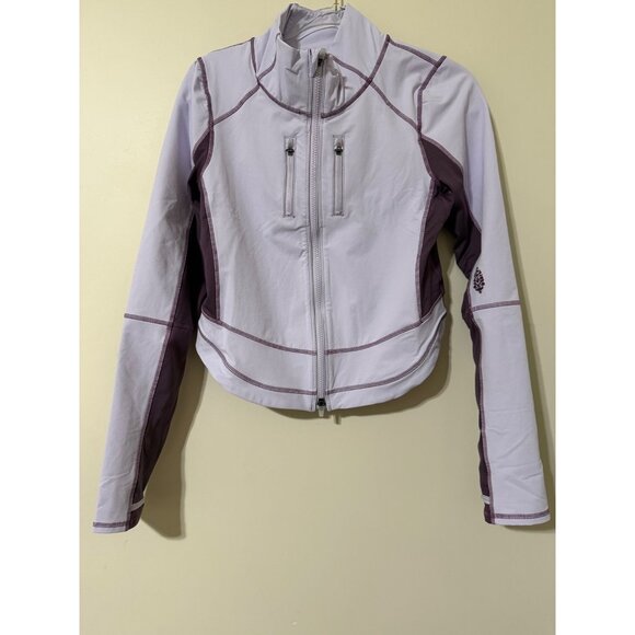 Free People FP Movement Dasher Run Jacket in Lavender Shadow NWT Small $168 - Picture 4 of 11